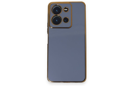 Newface Vivo Y36 Kılıf Volet Silikon - Mavi