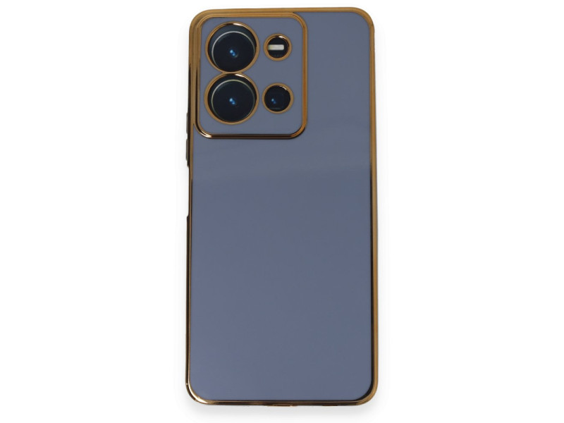 Newface Vivo Y36 Kılıf Volet Silikon - Mavi
