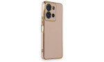 Newface Vivo Y36 Kılıf Volet Silikon - Pembe