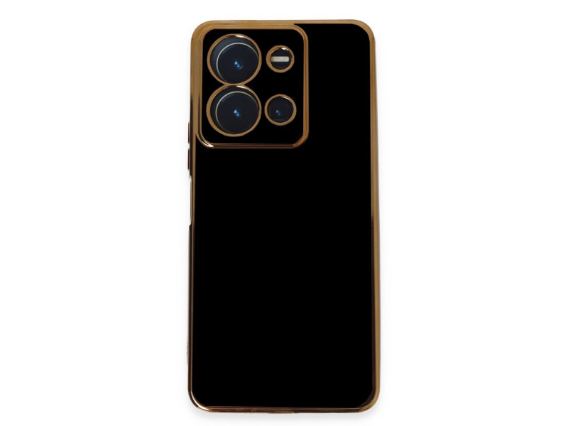 Newface Vivo Y36 Kılıf Volet Silikon - Siyah