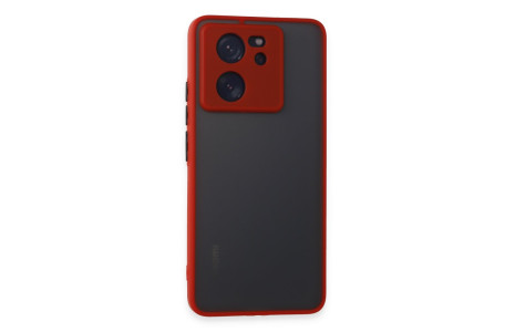 Newface Xiaomi Mi 13T Kılıf Montreal Silikon Kapak - Kırmızı