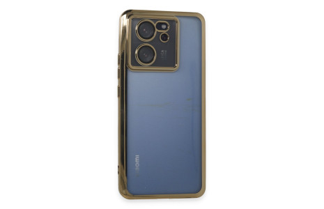 Newface Xiaomi Mi 13T Kılıf Razer Lensli Silikon - Gold
