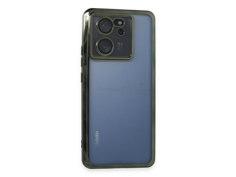 Newface Xiaomi Mi 13T Kılıf Razer Lensli Silikon - Yeşil