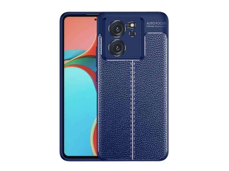 Newface Xiaomi Mi 13T Pro Kılıf Focus Derili Silikon - Lacivert