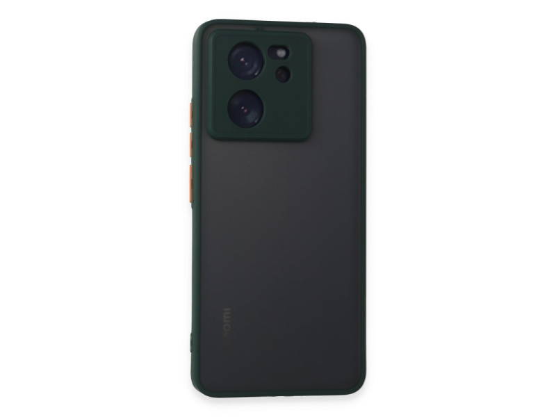 Newface Xiaomi Mi 13T Pro Kılıf Montreal Silikon Kapak - Yeşil