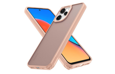 Newface Xiaomi Redmi 12 Kılıf Elegant Kapak - Pudra