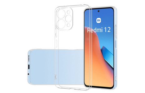 Newface Xiaomi Redmi 12 Kılıf Lüx Şeffaf Silikon