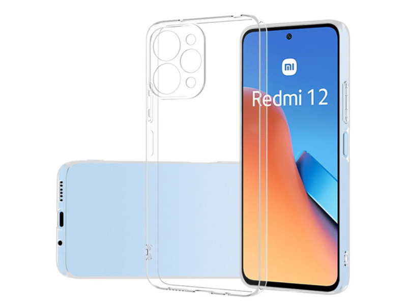 Newface Xiaomi Redmi 12 Kılıf Lüx Şeffaf Silikon