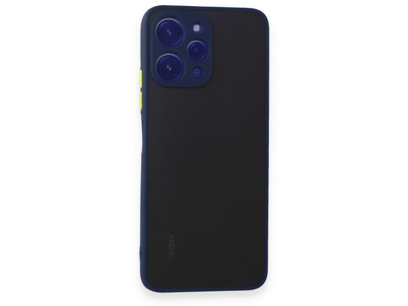 Newface Xiaomi Redmi 12 Kılıf Montreal Silikon Kapak - Lacivert