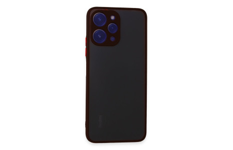 Newface Xiaomi Redmi 12 Kılıf Montreal Silikon Kapak - Siyah