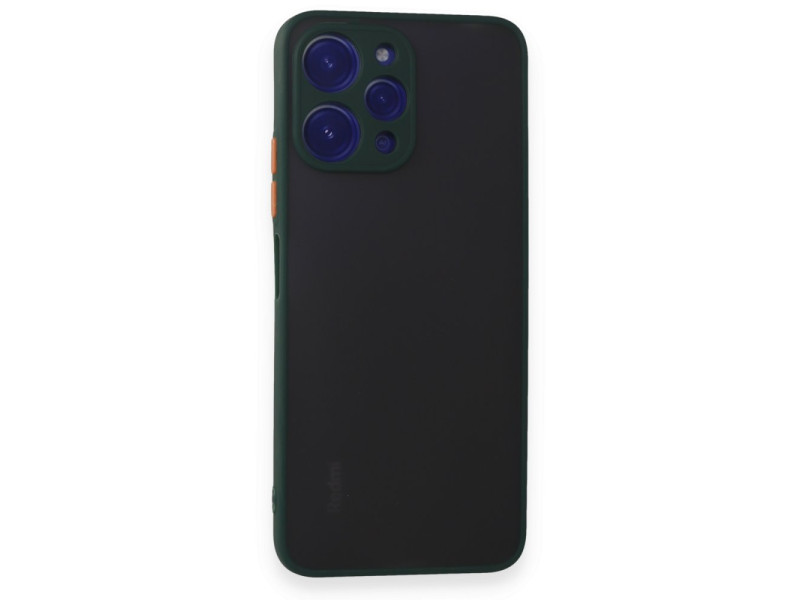 Newface Xiaomi Redmi 12 Kılıf Montreal Silikon Kapak - Yeşil
