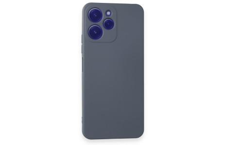 Newface Xiaomi Redmi 12 Kılıf Nano içi Kadife Silikon - Gri