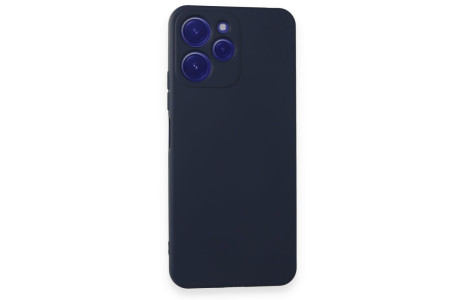 Newface Xiaomi Redmi 12 Kılıf Nano içi Kadife Silikon - Lacivert