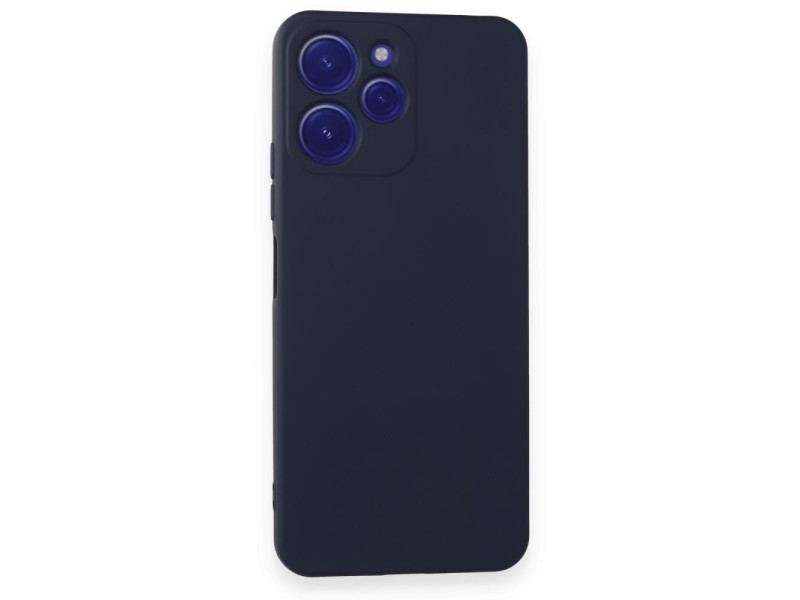 Newface Xiaomi Redmi 12 Kılıf Nano içi Kadife Silikon - Lacivert