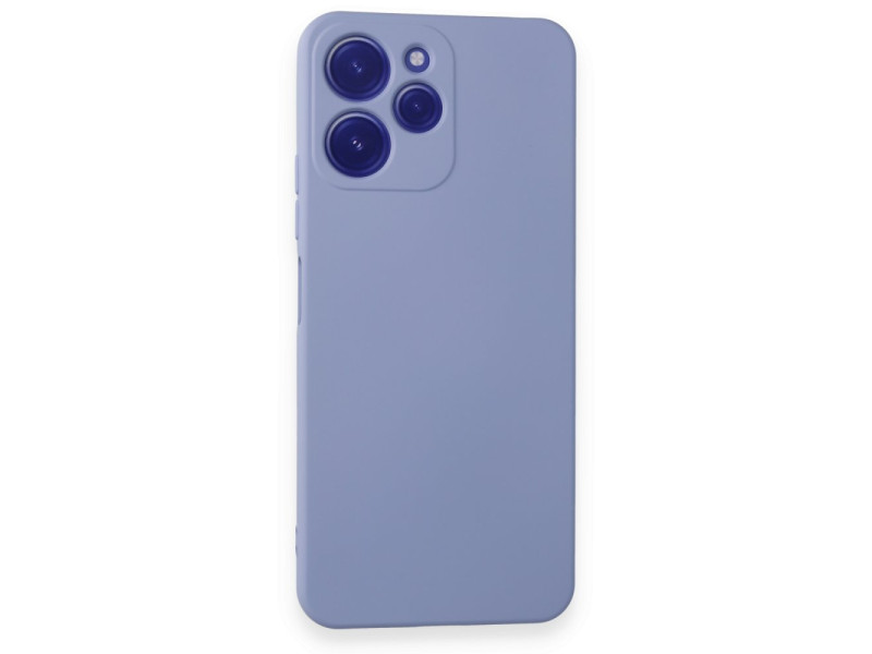 Newface Xiaomi Redmi 12 Kılıf Nano içi Kadife Silikon - Lila