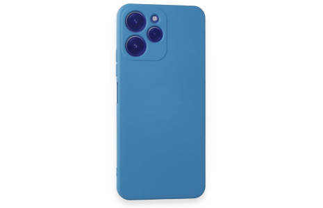 Newface Xiaomi Redmi 12 Kılıf Nano içi Kadife Silikon - Mavi