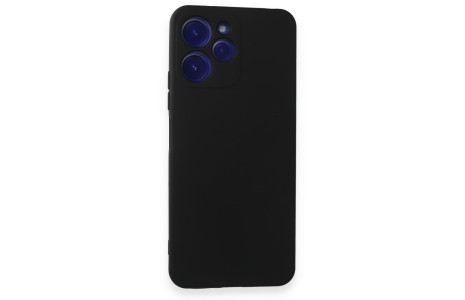 Newface Xiaomi Redmi 12 Kılıf Nano içi Kadife Silikon - Siyah