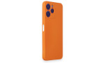 Newface Xiaomi Redmi 12 Kılıf Nano içi Kadife Silikon - Turuncu