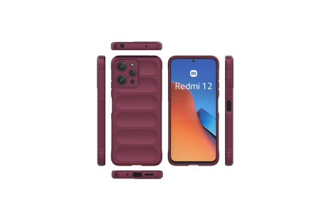 Newface Xiaomi Redmi 12 Kılıf Optimum Silikon - Bordo