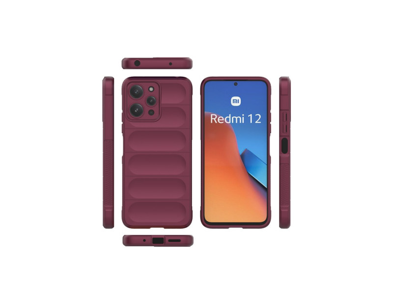 Newface Xiaomi Redmi 12 Kılıf Optimum Silikon - Bordo