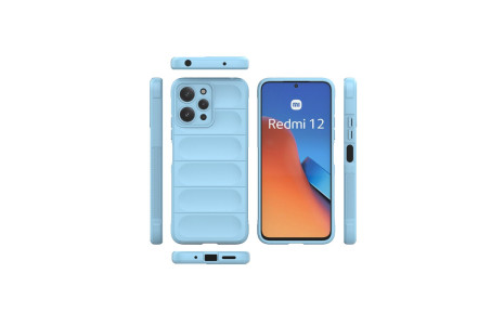 Newface Xiaomi Redmi 12 Kılıf Optimum Silikon - Sky Blue