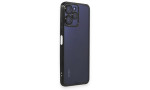 Newface Xiaomi Redmi 12 Kılıf Razer Lensli Silikon - Siyah