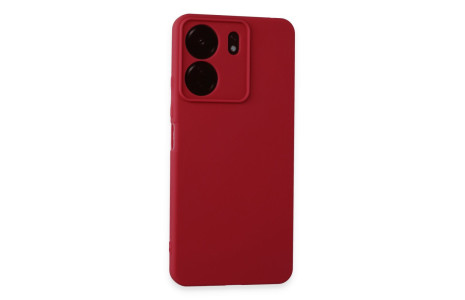 Newface Xiaomi Redmi 13C Kılıf First Silikon - Kırmızı