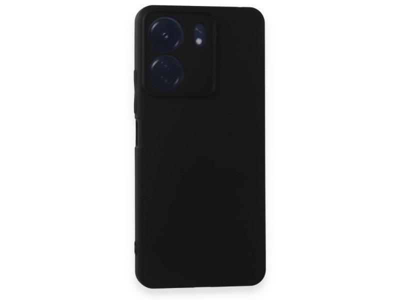 Newface Xiaomi Redmi 13C Kılıf First Silikon - Siyah