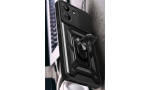 Newface Xiaomi Redmi 13C Kılıf Pars Lens Yüzüklü Silikon - Siyah