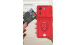 Newface Xiaomi Redmi 13C Kılıf Zuma Kartvizitli Yüzüklü Silikon - Siyah
