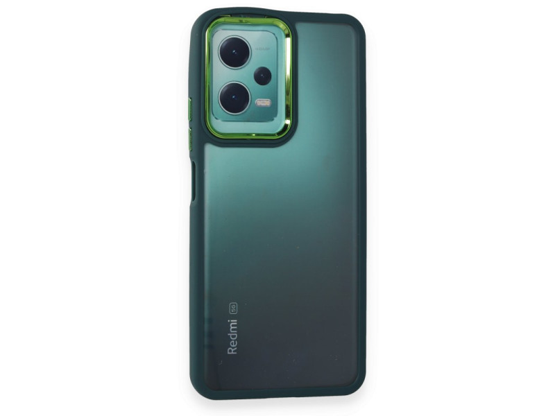 Newface Xiaomi Redmi Note 12 5G Kılıf Dora Kapak - Haki Yeşil