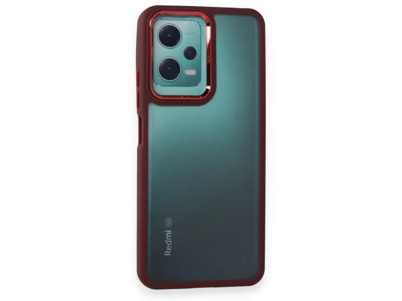 Newface Xiaomi Redmi Note 12 5G Kılıf Dora Kapak - Kırmızı