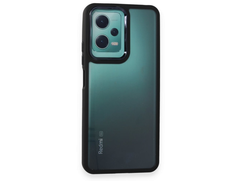 Newface Xiaomi Redmi Note 12 5G Kılıf Dora Kapak - Siyah