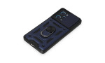 Newface Xiaomi Redmi Note 12 Pro 5G Kılıf Pars Lens Yüzüklü Silikon - Lacivert
