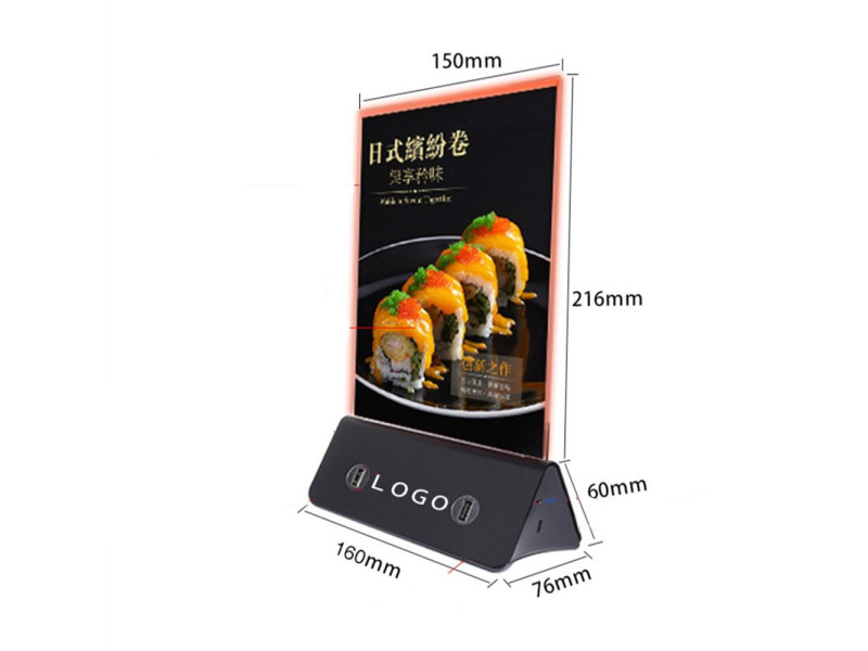 Newface YT15 13.000 mAh Masaüstü Reklam Standlı Kafe Tipi Type-C Çıkışlı Powerbank - Gümüş