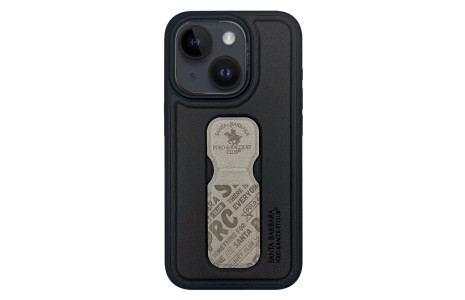 Santa Barbara Polo Racquet Club iPhone 15 Blaise Stand Kapak - Beyaz