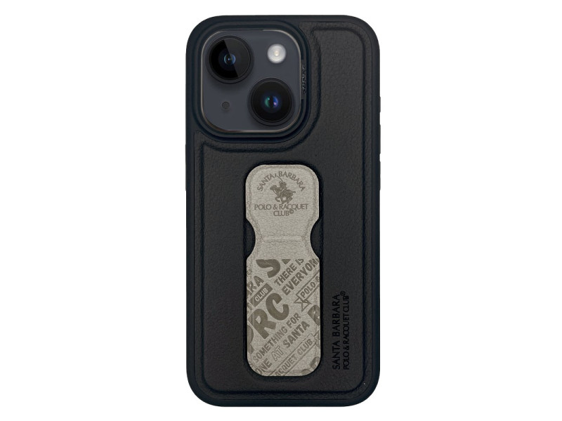 Santa Barbara Polo Racquet Club iPhone 15 Blaise Stand Kapak - Beyaz