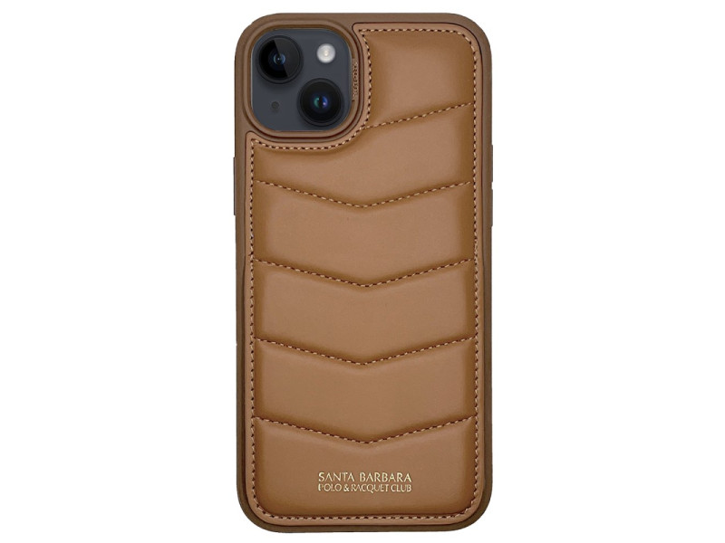 Santa Barbara Polo Racquet Club iPhone 15 Clyde Stand Kapak - Kahverengi
