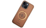 Santa Barbara Polo Racquet Club iPhone 15 Primo Magsafe Stand Kapak - Kahverengi