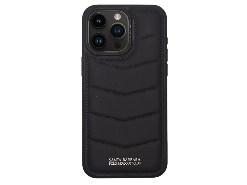 Santa Barbara Polo Racquet Club iPhone 15 Pro Clyde Stand Kapak - Siyah