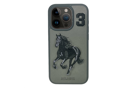 Santa Barbara Polo Racquet Club iPhone 15 Pro Max Boris Kapak - Gri