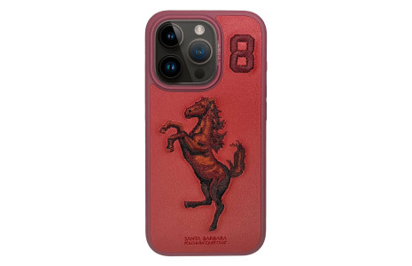 Santa Barbara Polo Racquet Club iPhone 15 Pro Max Boris Kapak - Kırmızı