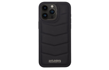 Santa Barbara Polo Racquet Club iPhone 15 Pro Max Clyde Stand Kapak - Siyah