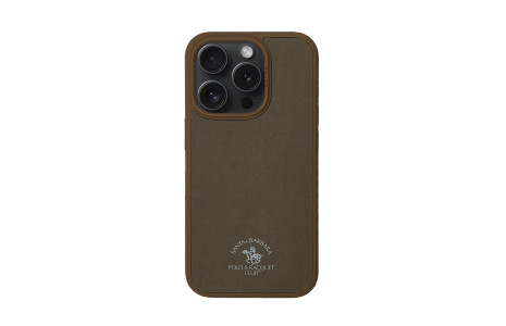 Santa Barbara Polo Racquet Club iPhone 15 Pro Max Norton Kapak - Kahverengi