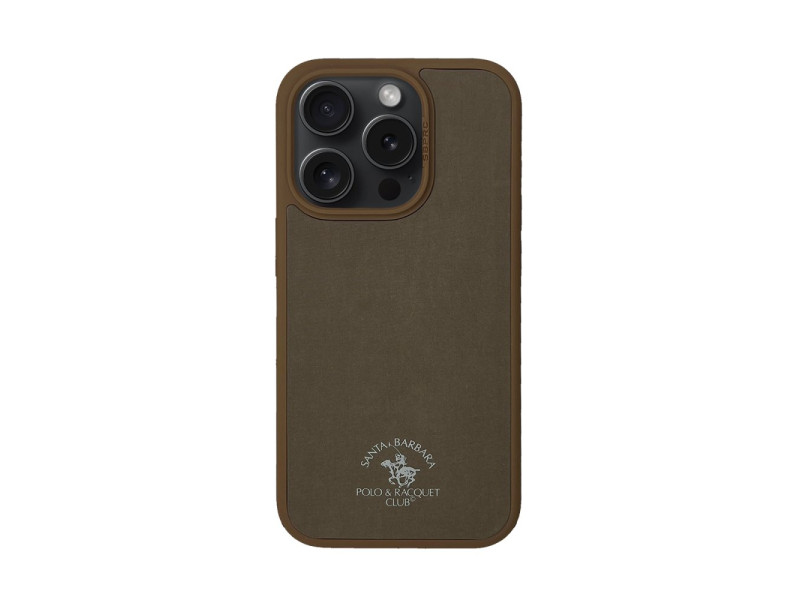 Santa Barbara Polo Racquet Club iPhone 15 Pro Max Norton Kapak - Kahverengi