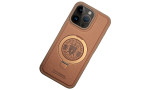 Santa Barbara Polo Racquet Club iPhone 15 Pro Max Primo Magsafe Stand Kapak - Kahverengi