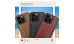 Santa Barbara Polo Racquet Club iPhone 15 Pro Max Ravel Deri Kapak - Kırmızı