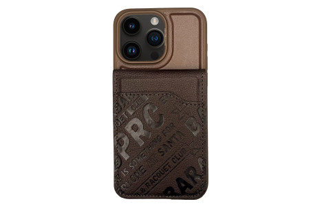 Santa Barbara Polo Racquet Club iPhone 15 Pro Max Timothy Cüzdanlı Standlı Kapak - Kahverengi