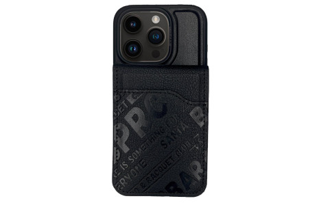 Santa Barbara Polo Racquet Club iPhone 15 Pro Max Timothy Cüzdanlı Standlı Kapak - Siyah
