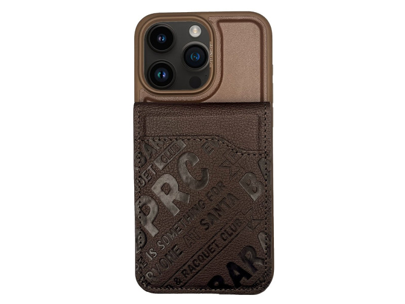 Santa Barbara Polo Racquet Club iPhone 15 Pro Timothy Cüzdanlı Standlı Kapak - Kahverengi